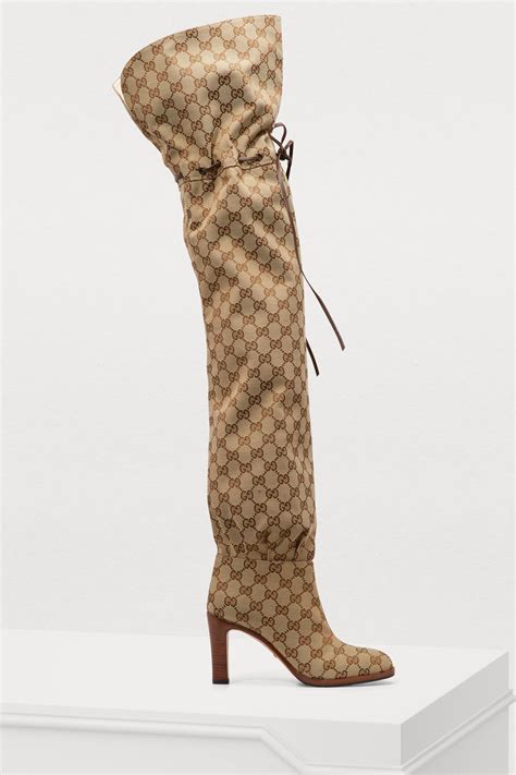 gucci over knee boots